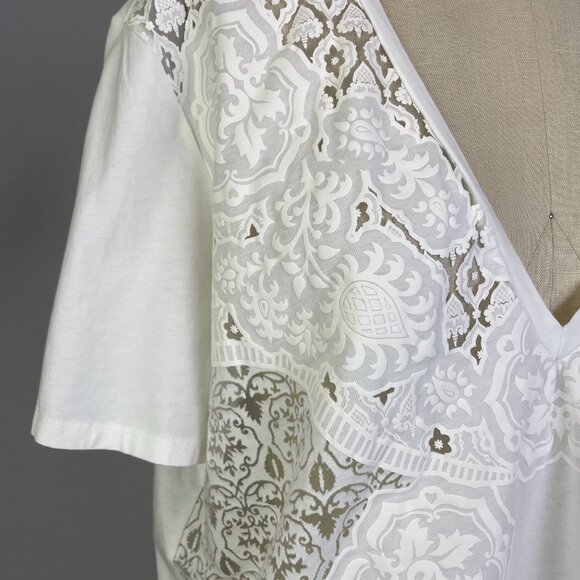 Zara Knit Burnout Top - Picture 2 of 6